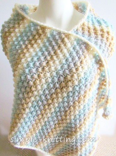 Simple Knitted Shawl Pattern