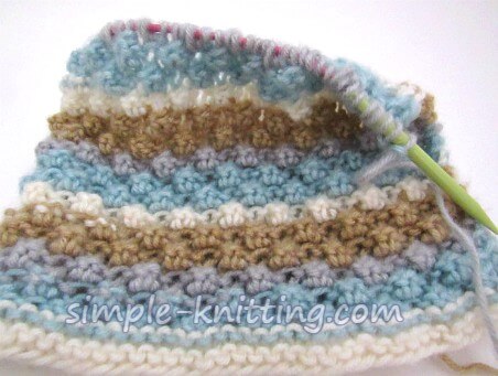 knitted shawl