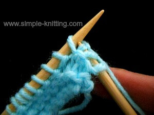 How to make one knitting increase
