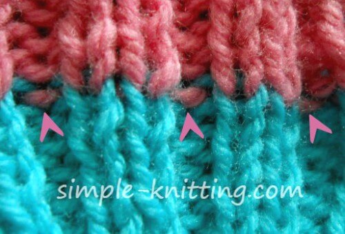 Knitting Tips - Clean look rib stitches is easy to create.
