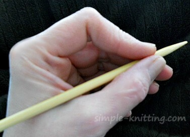Another way to hold needles
