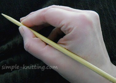 Another way to hold needles