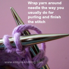 Twisted Stockinette - Mini knitting tutorial