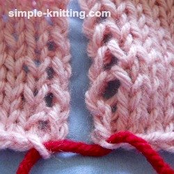 Mattress stitch