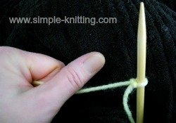 Single cast on
