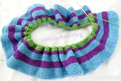 Temperature Blanket In Progress
