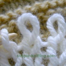Twisted stitch