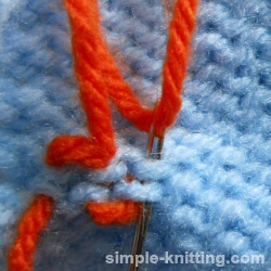 Weave in yarn tails and ends