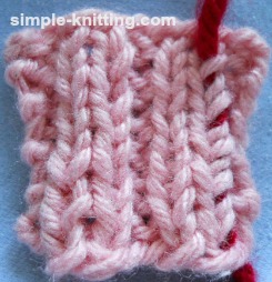Weave in yarn tails in ribbing